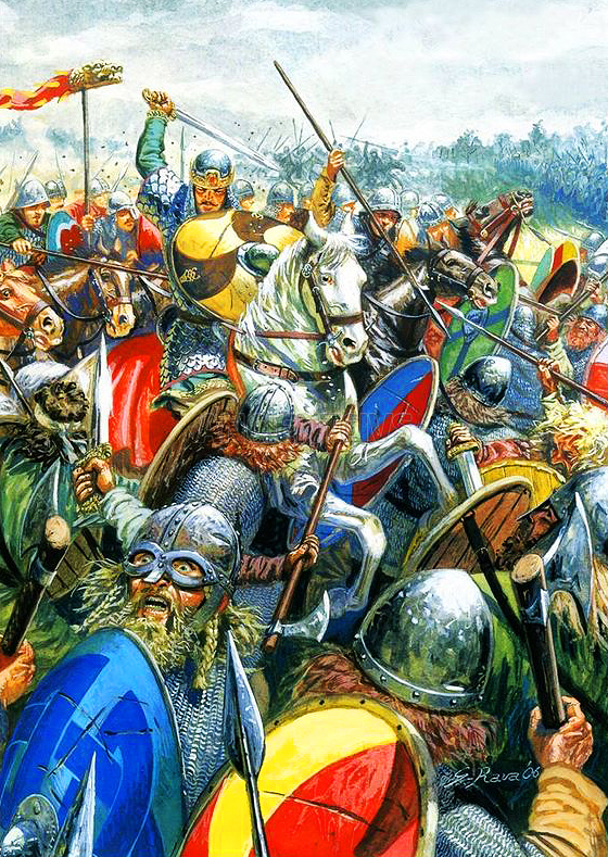 Карл Великий громит викингов