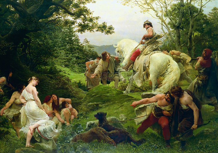 чешский князь Ольдржих и Божена