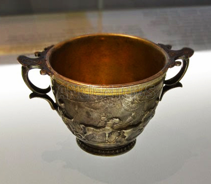 серебряная чашка, римская провинция Норик, I в. н. э.