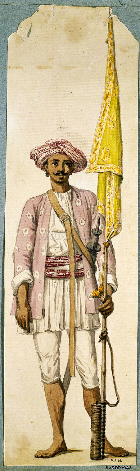 солдат армии Типу Султана, княжество Майсур, конец XVIII в.