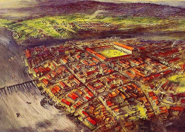 Лондиниум при римском императоре Адриане, 125 г. н.э.
