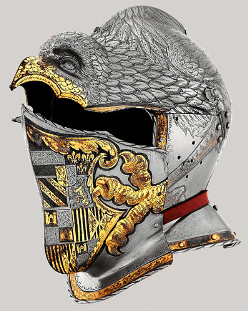 парадный шлем императора Священной Римской империи Карла V