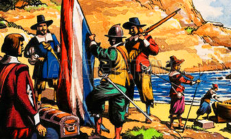 прибытие экспедиции Яна ван Рибека на южноафриканский берег, 1652 г.