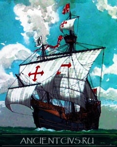 Первое кругосветное плавание Христофора Колумба (1492 год)