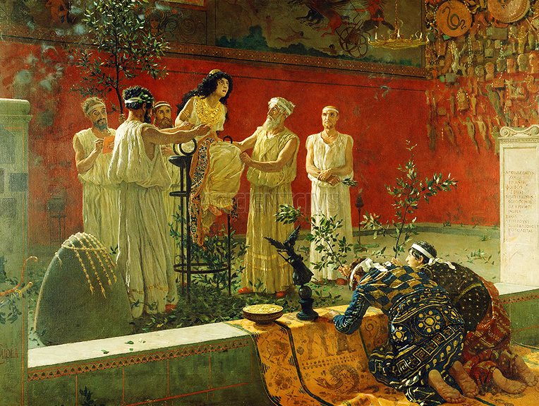 Пифия - жрица-прорицательница Дельфийского оракула