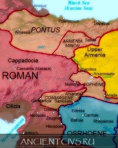 Карта царства Понт