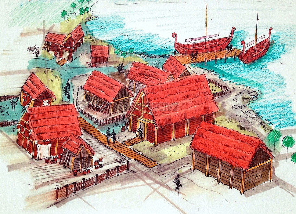 Бирка была конечным пунктом торгового пути арабов со Скандинавией