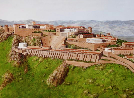 Пергамский акрополь в древности