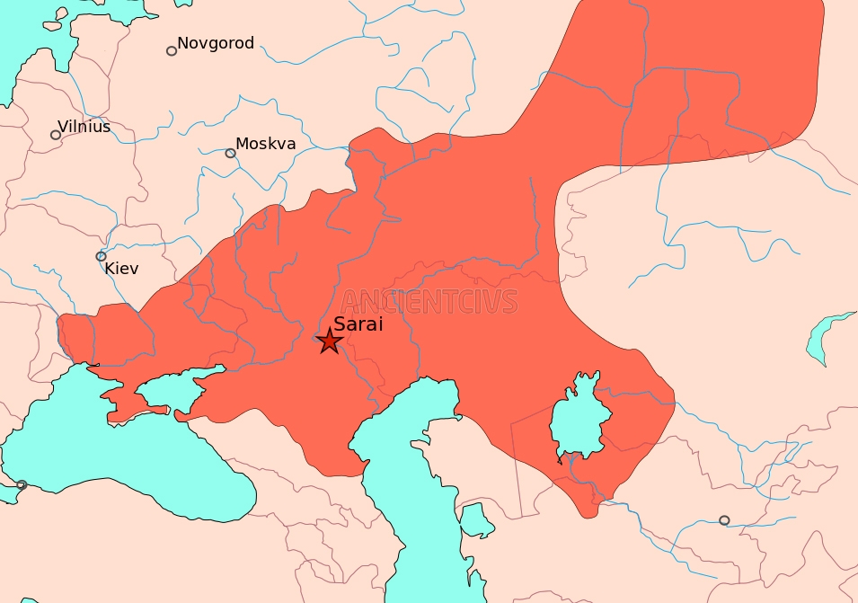 Золотая Орда к 1389 г.