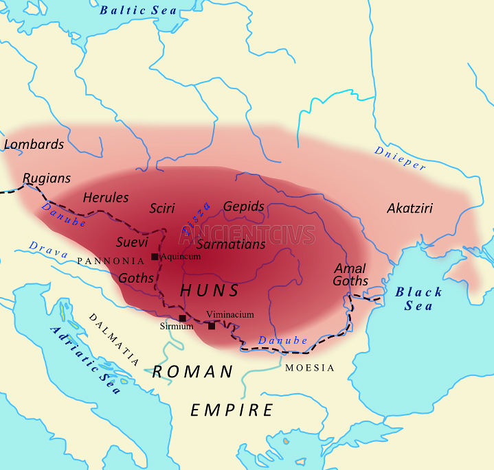 гуннская империя Аттилы