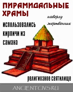 Классический пирамидальный храм-жертвенник народов Центральной Америки