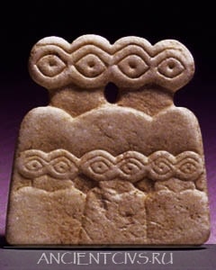Глазные идолы из Шумера, Сирии, Месопотамии (3000 - 4000 гг. до н.э.)