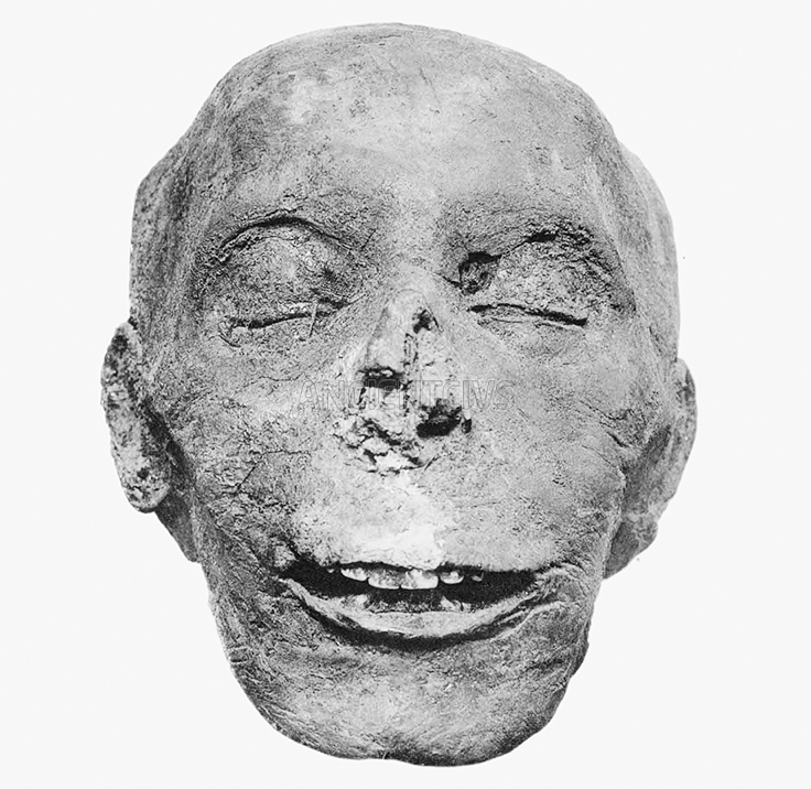 голова мумии фараона Тутмоса III